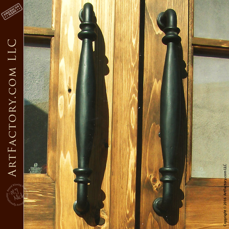 Hand Iron Custom Door Pulls Original Craft Classic Design Scottsdale Art Factory