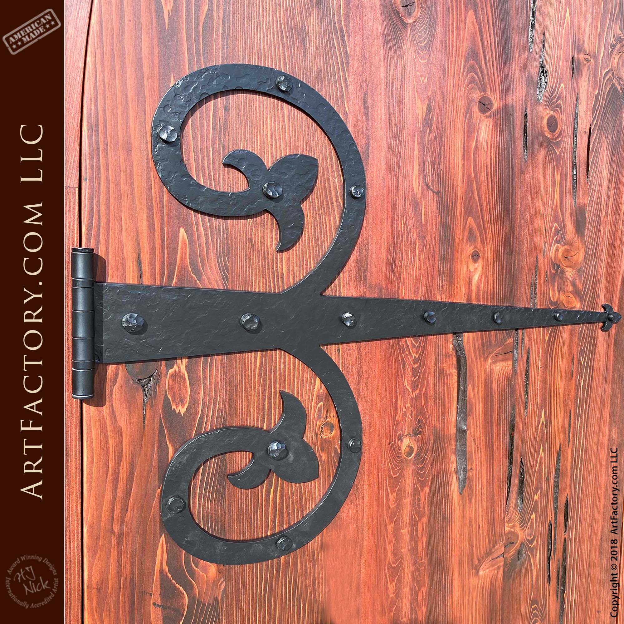 Decorative Wrought Iron Straps Genuine Blacksmith Hand Iron