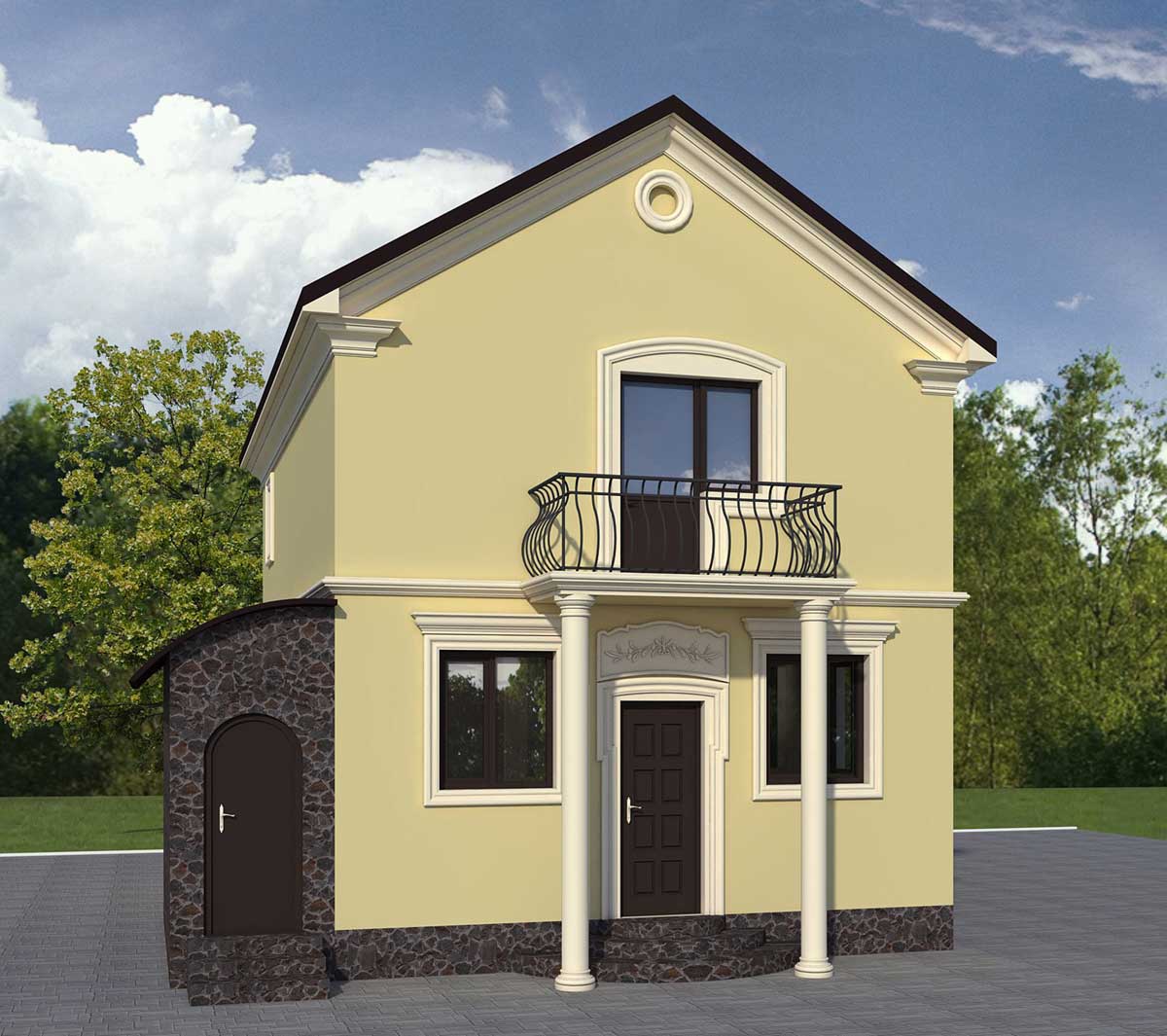 7+ Stylish & Practical Small House Exterior Design Ideas • 333+ Images
