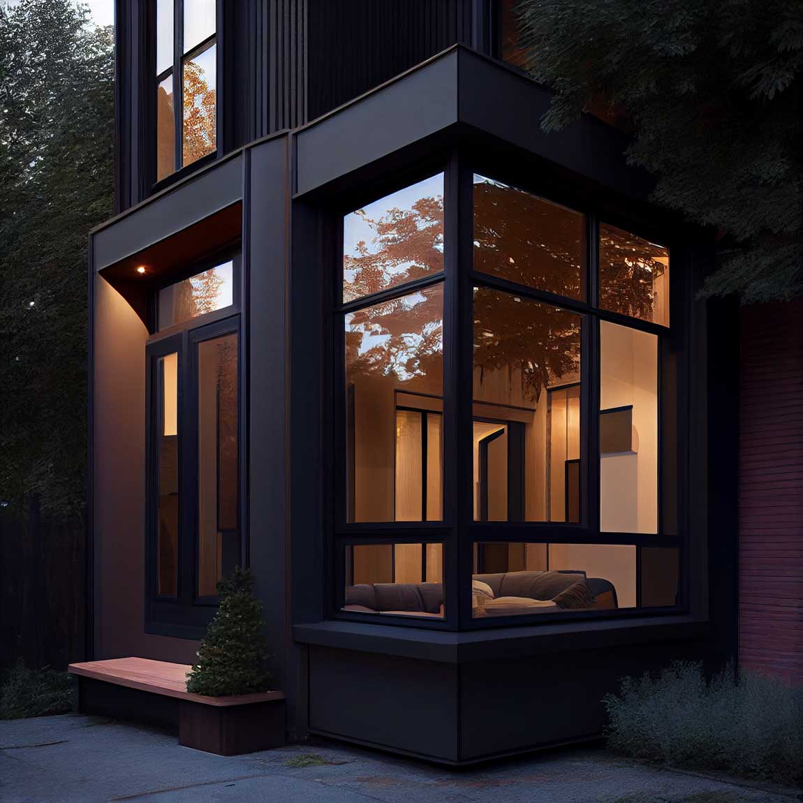 Enhance Your Home with a Modern Bay Window Design • ArtFasad