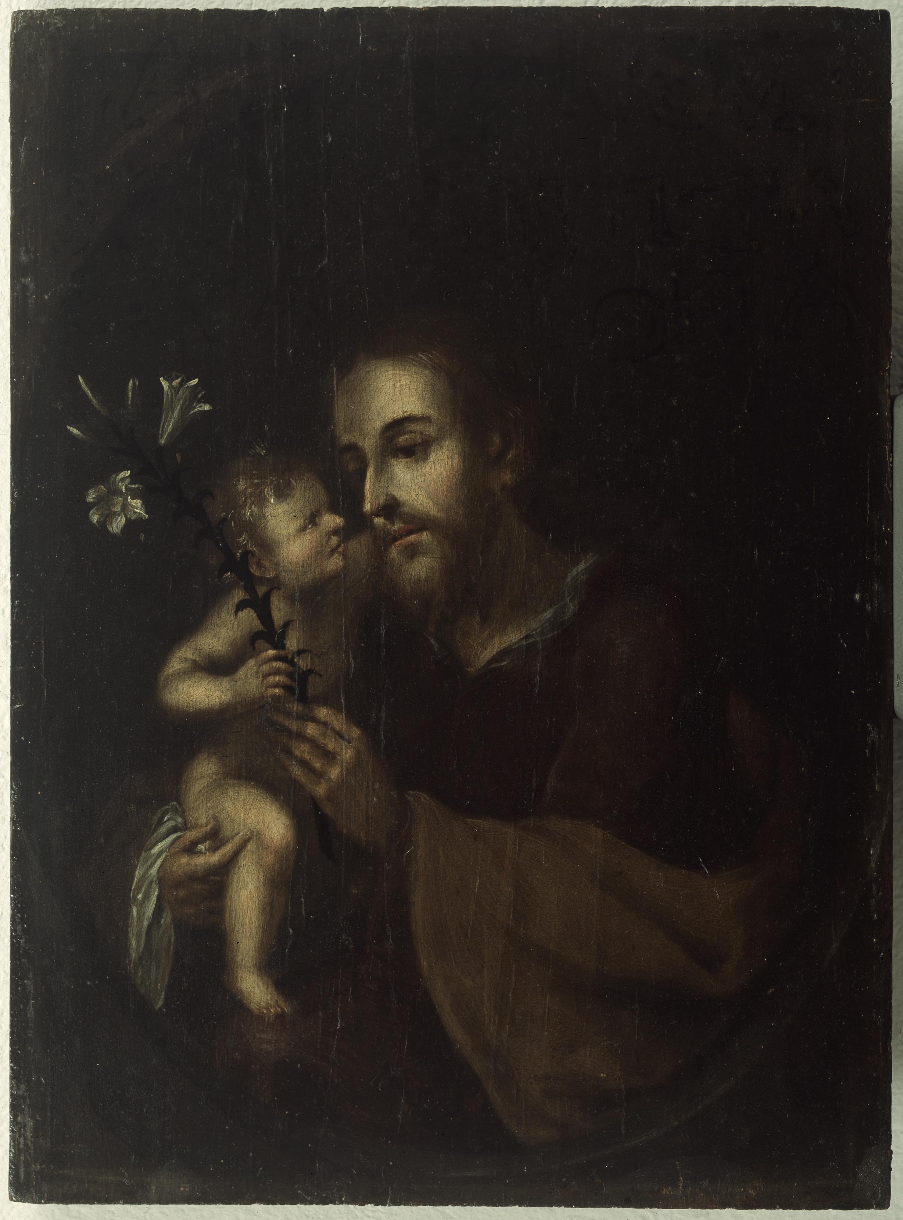 Seguidor de Murillo San José con el niño Artfecit