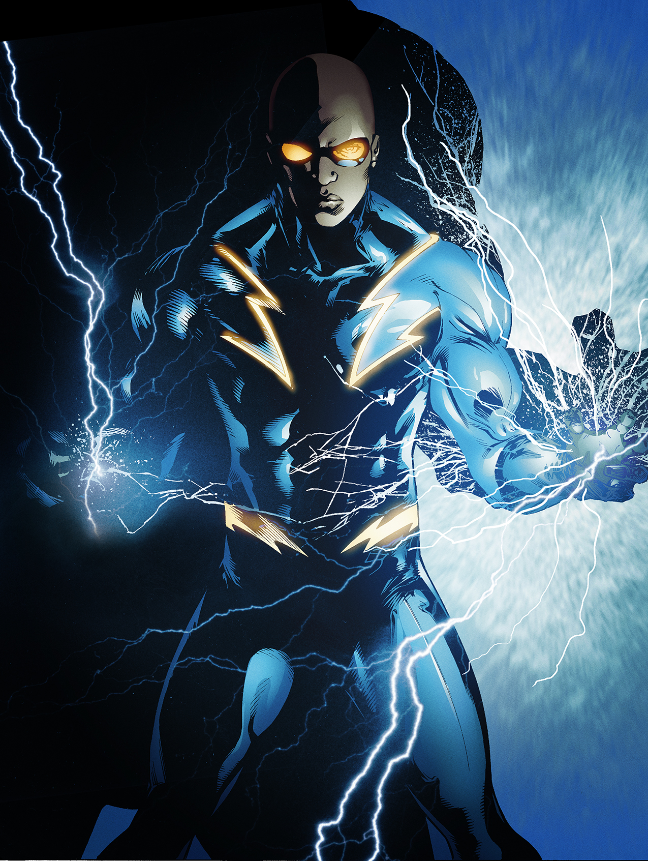Black Lightning Art