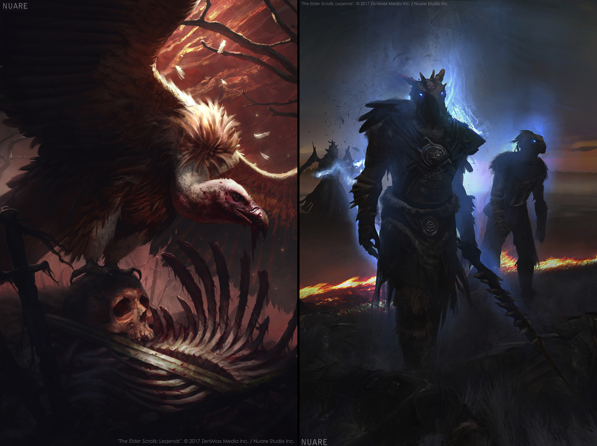 The Elder Scrolls Legends Art by Nuare Studio