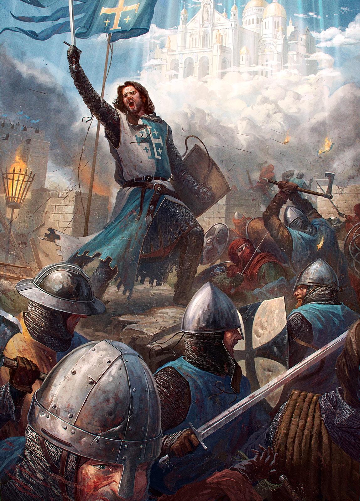 Fantasy Knight Art by Sergey Sezonov