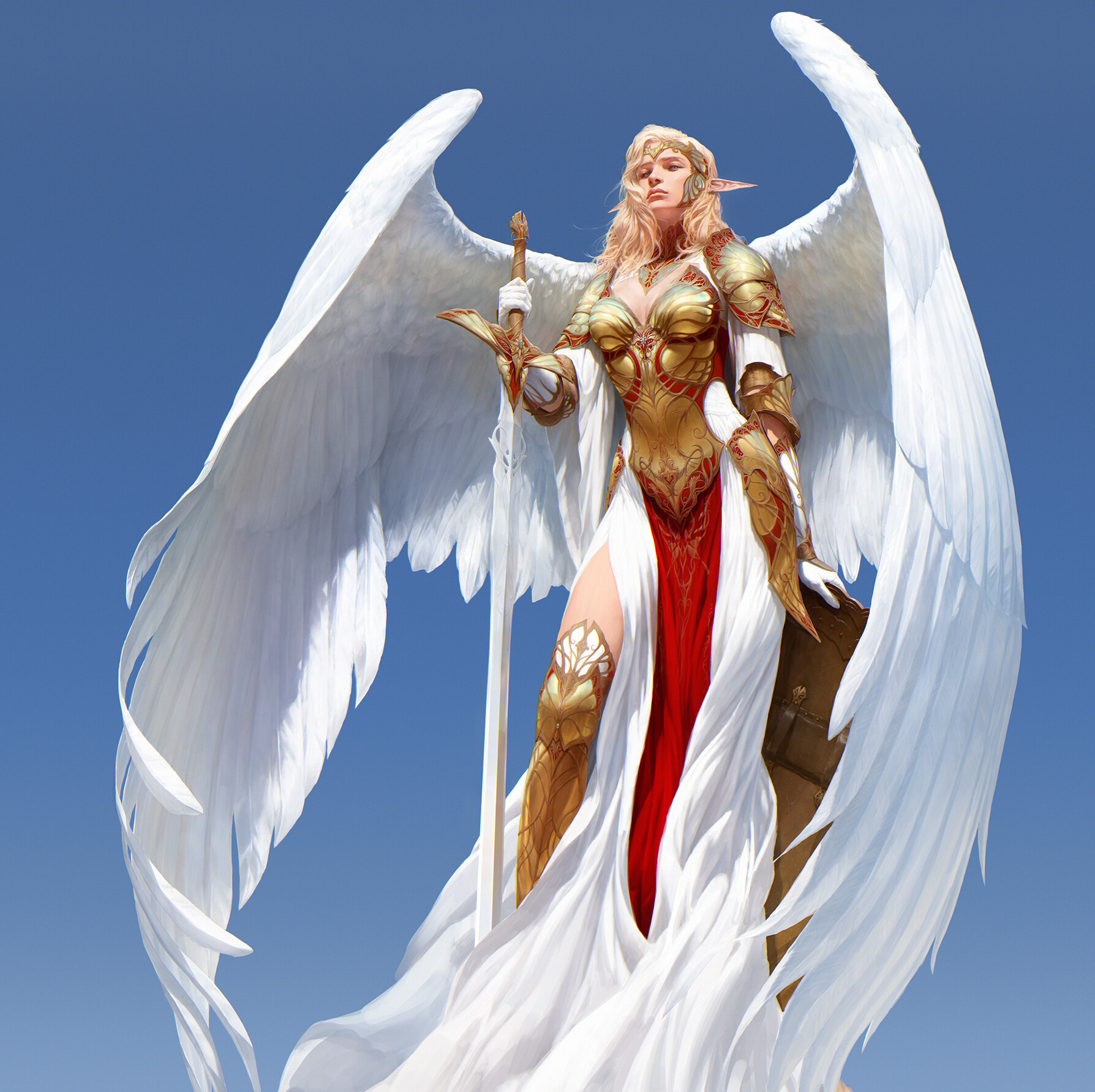 Elf Valkyrie by Kibaek Lee