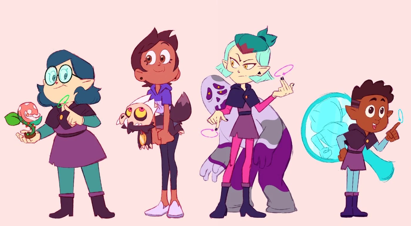 Owl House Characters Wallpaper