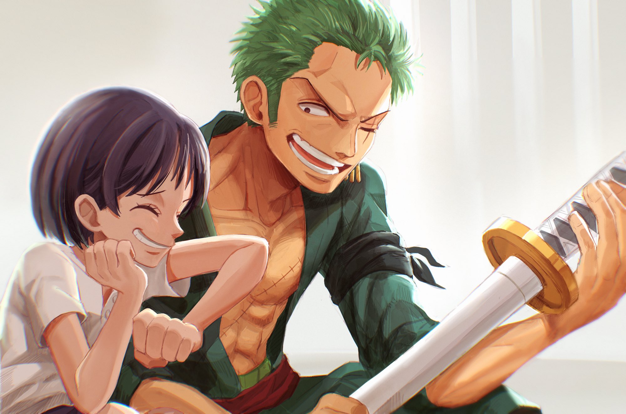 Zoro & Kuina by CHAKE