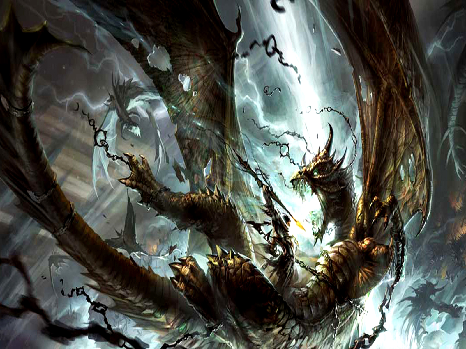 Storm Dragons Art ID 28111 Art Abyss