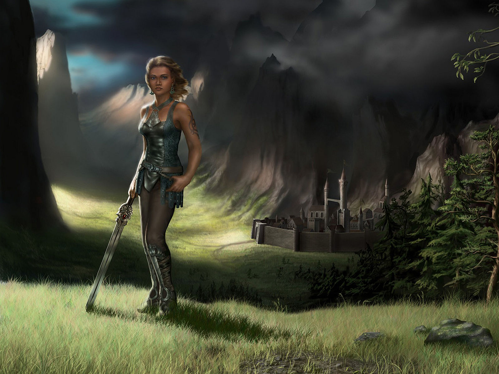 Fantasy Women Warrior Art