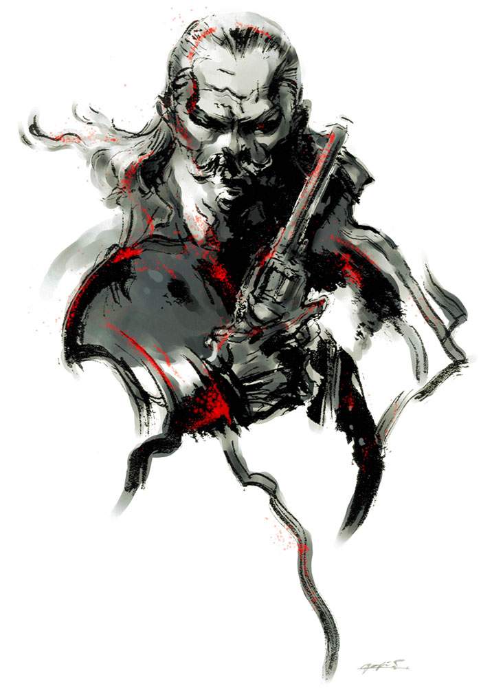 Revolver Ocelot 2 Metal Gear Solid 2 by Yoji Shinkawa