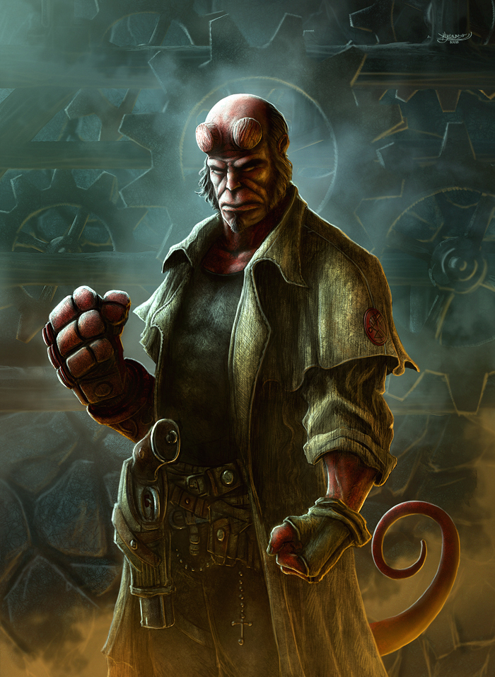 Hellboy Fanart Art ID 44782 Art Abyss