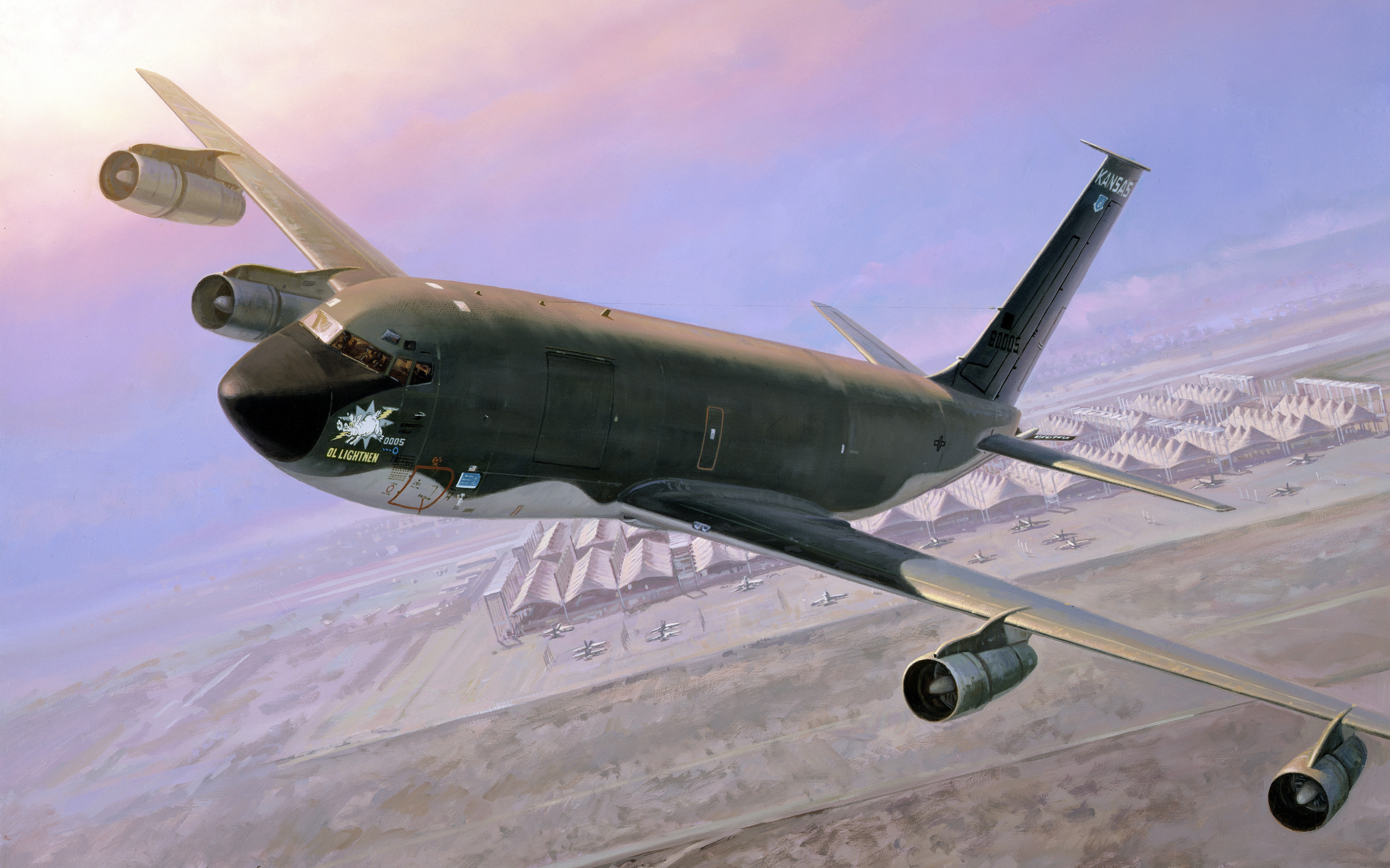 Boeing KC135 Stratotanker Art