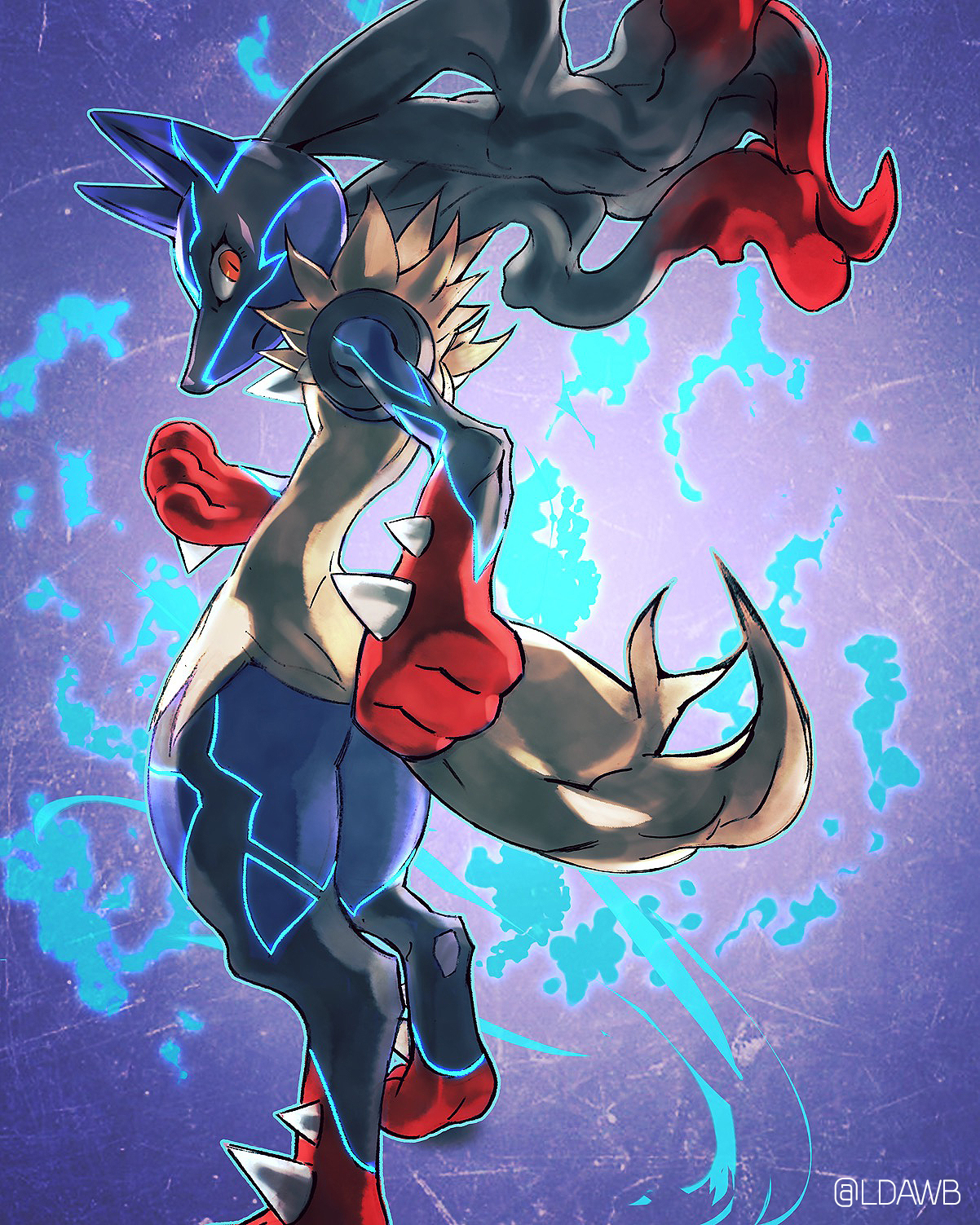 Mega Lucario by LDAWOLF