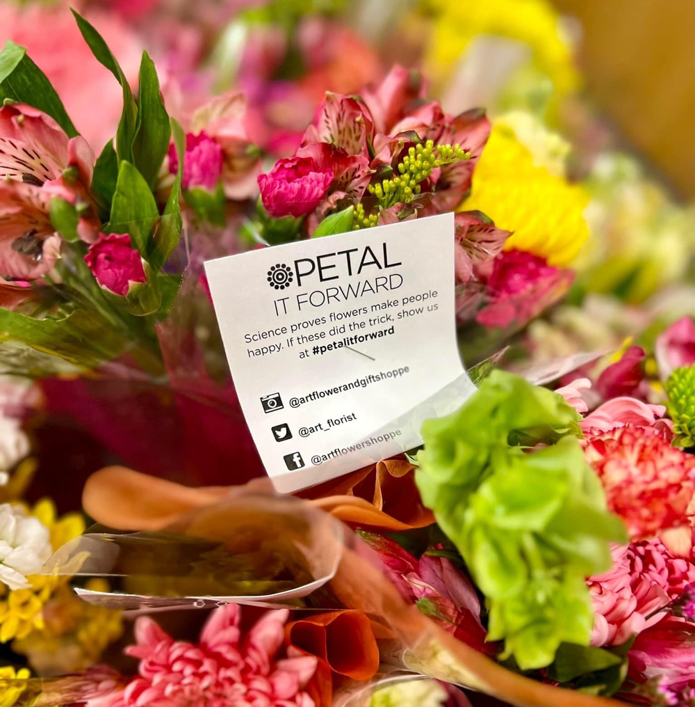 Art Flower & Gift Shoppe Joins Nationwide Effort to 'Petal It Forward