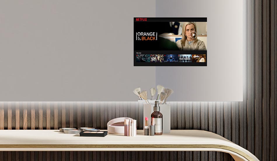 Artforma Designer Backlit LED Bathroom Mirror L58