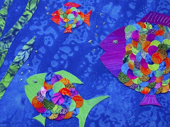 Funky Fish Kids Art Collage Artful Kids