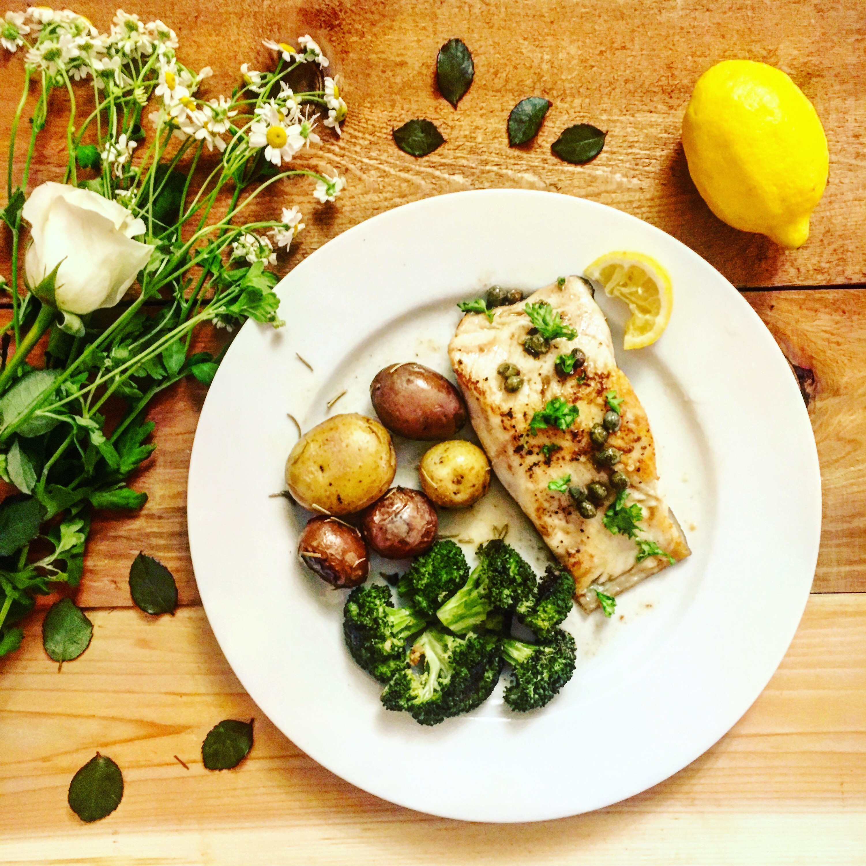 Wild Black Cod with Caper Lemon Sauce Artful Palate