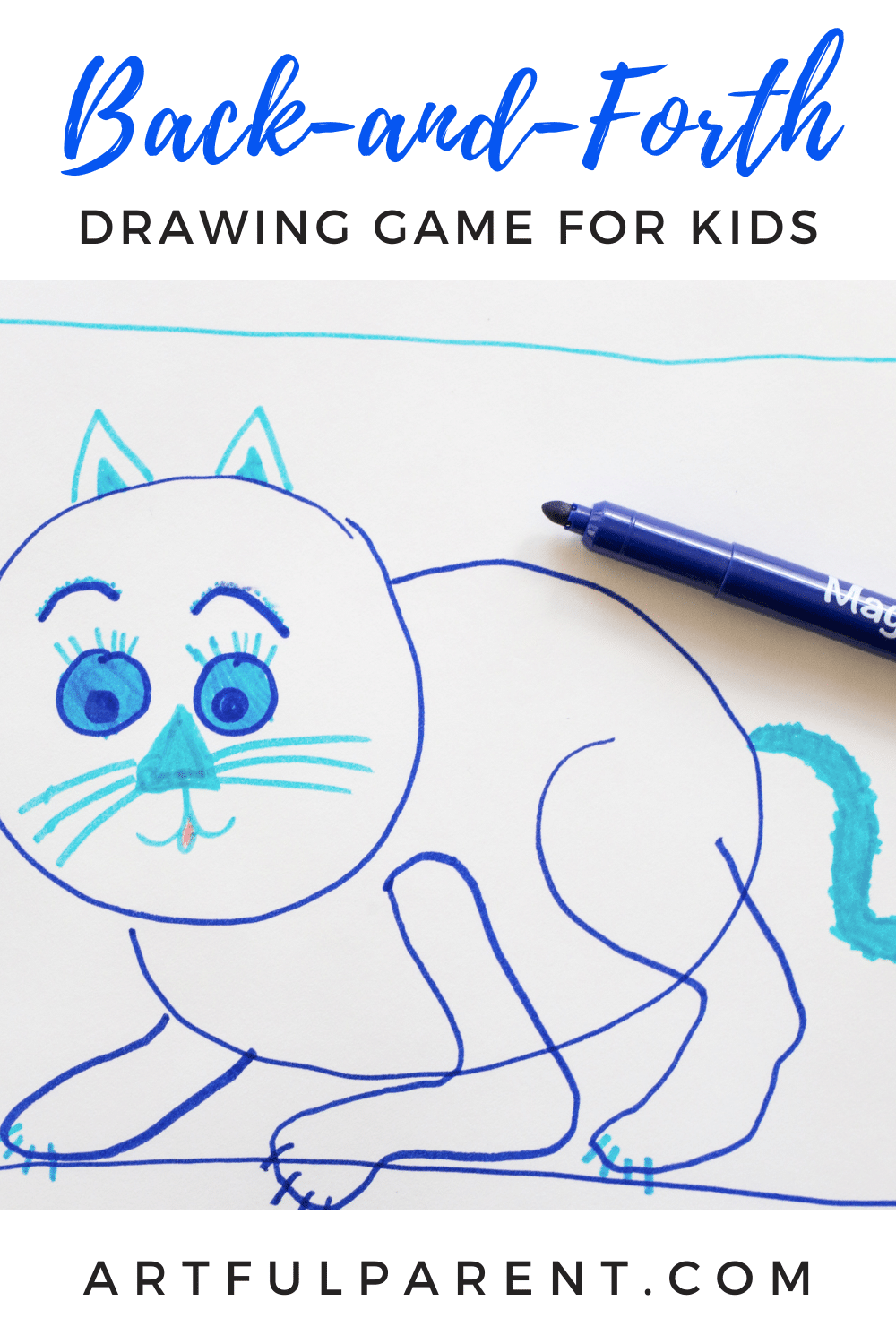 A BackandForth Drawing Game for Kids