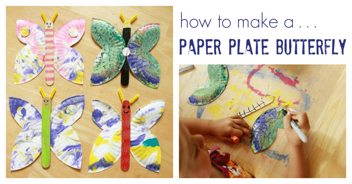 A Paper Plate Butterfly Craft An Easy and Creative Idea for Kids!