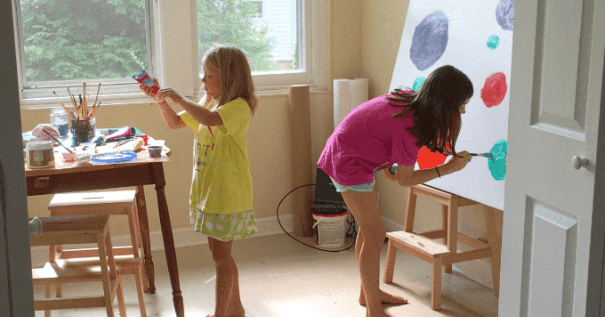 How to Do Canvas Art with Kids