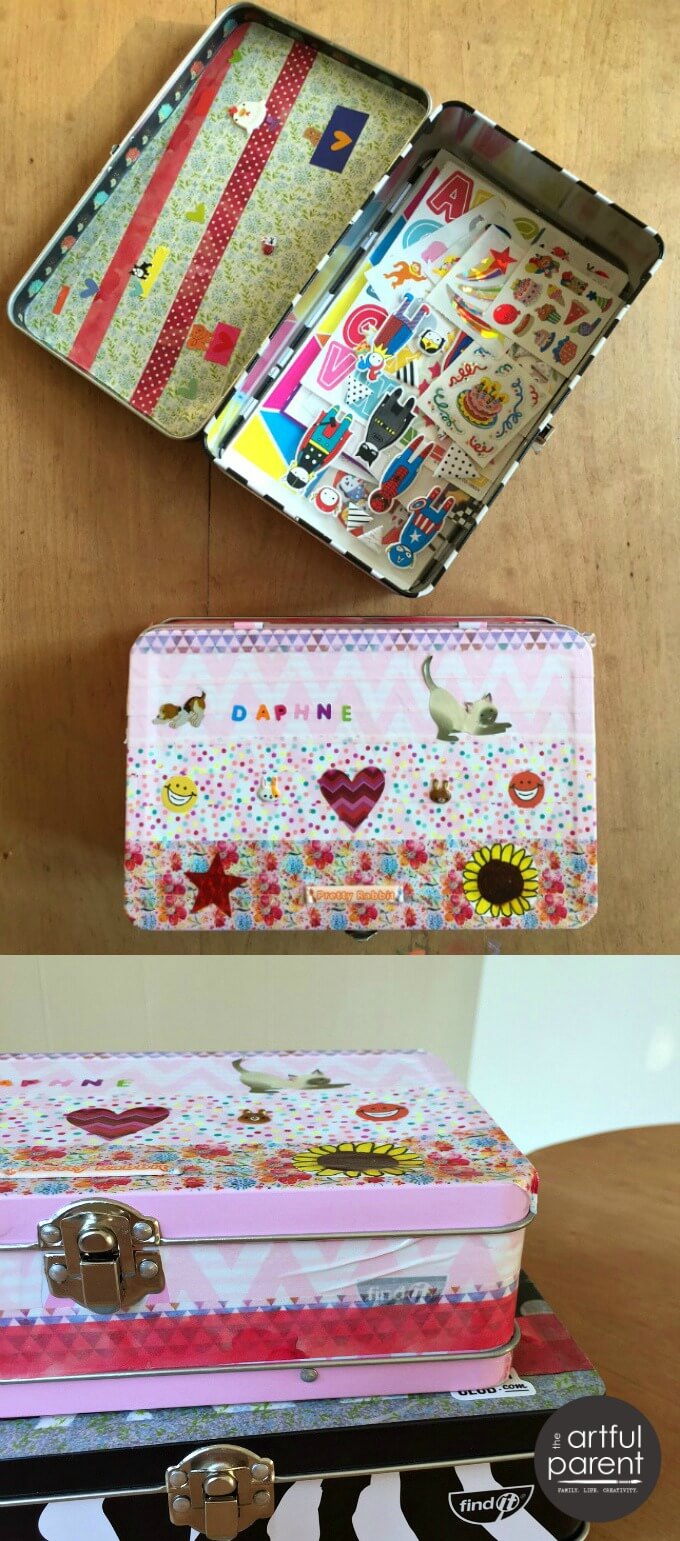 Decorate Your Own Sticker Box to Hold Your Sticker Collection Kids