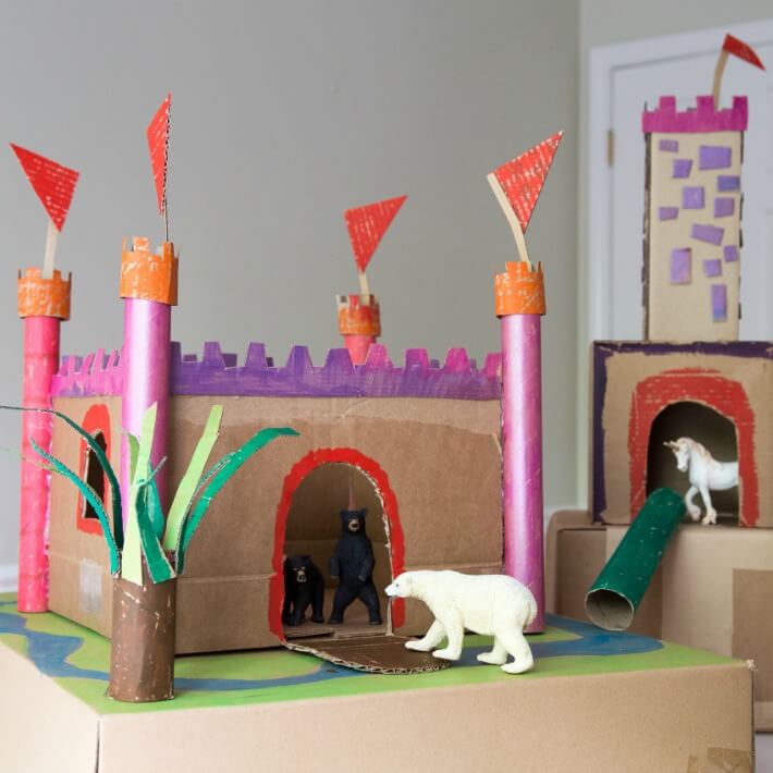 How to make a kid's cardboard camera | collective gen. How to Make a Cardboard Castle for Hours of Pretend Play