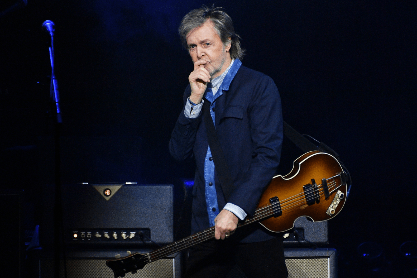 Paul McCartney’s Kids Stella and James Watch Harrison’s Son