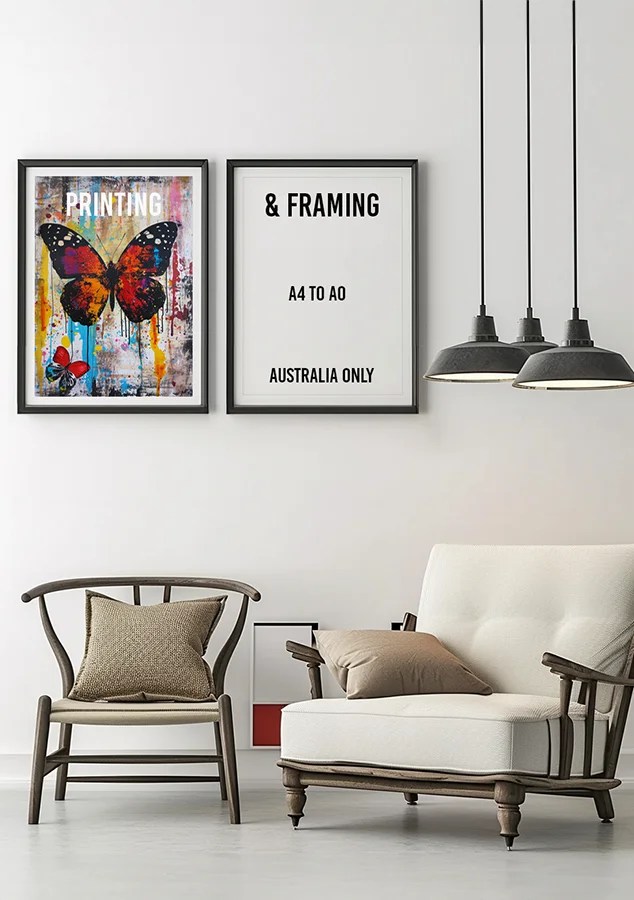 Printing and Framing Art Gas
