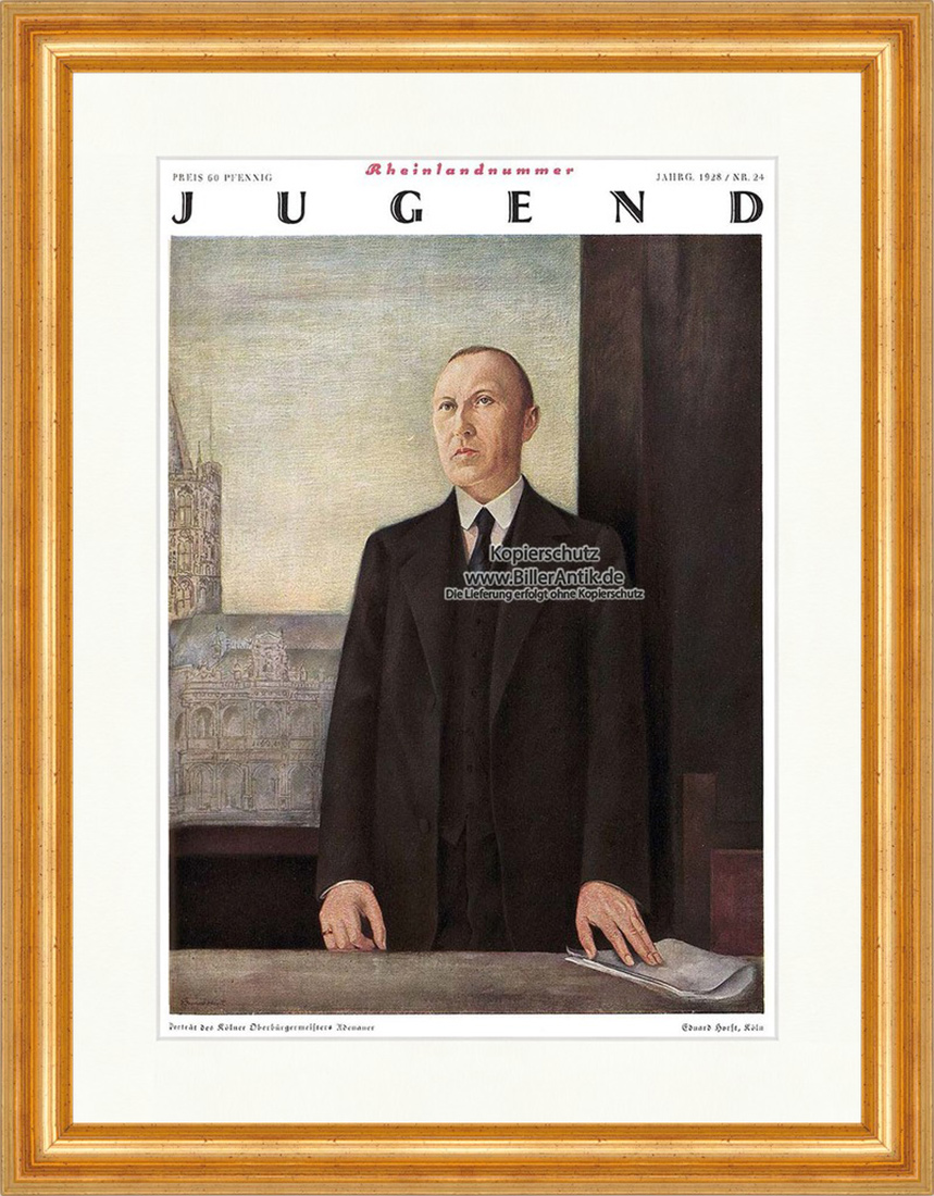 Titelseite der Nummer 24 von 1928 Eduard Horst Konrad Adenauer Jugend