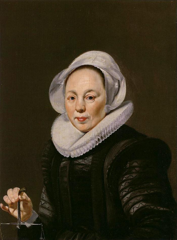 Woman Holding Balance