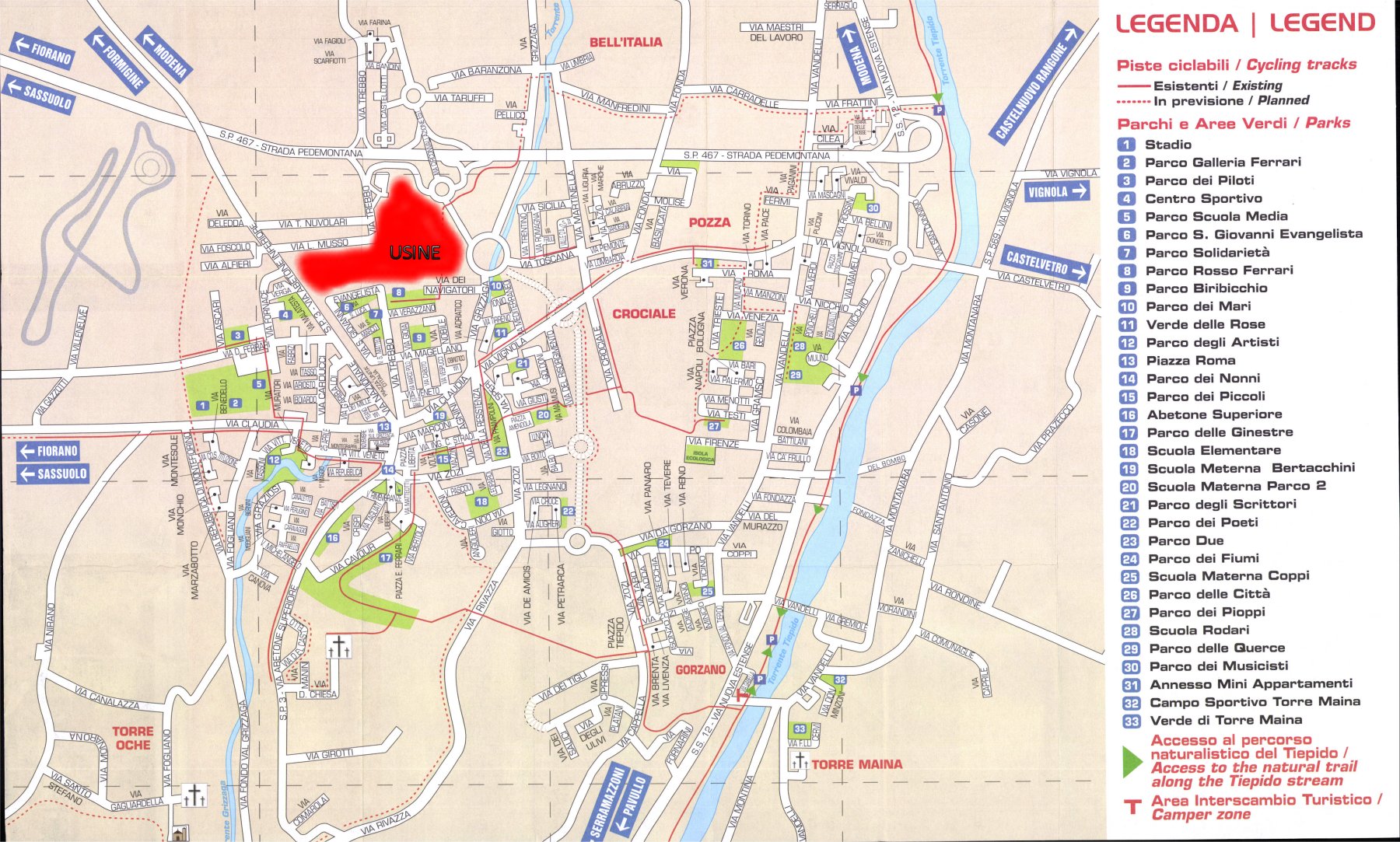 Maranello Italie Carte LE GUIDE ULTIME DU PASSIONNE A MARANELLO