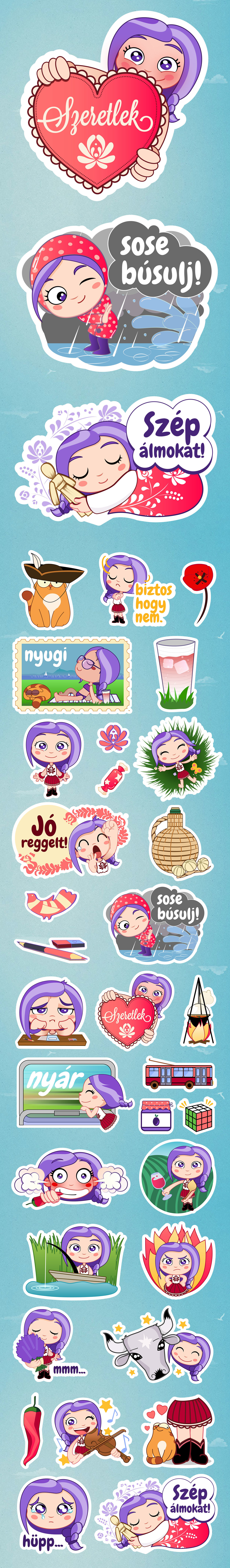 Viber sticker pack ArtHungry