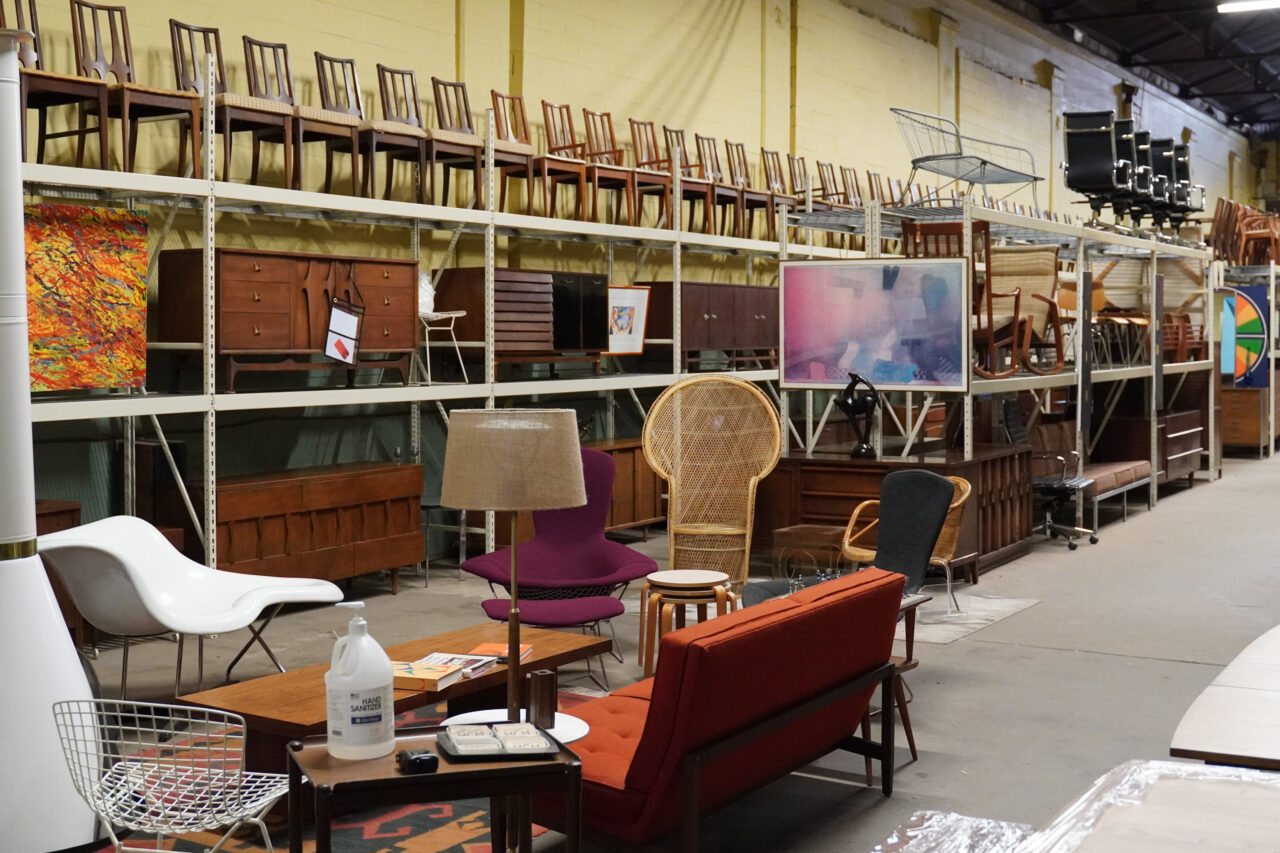 Mid Century Bargains at a Warehouse in Philadelphia Arthurious