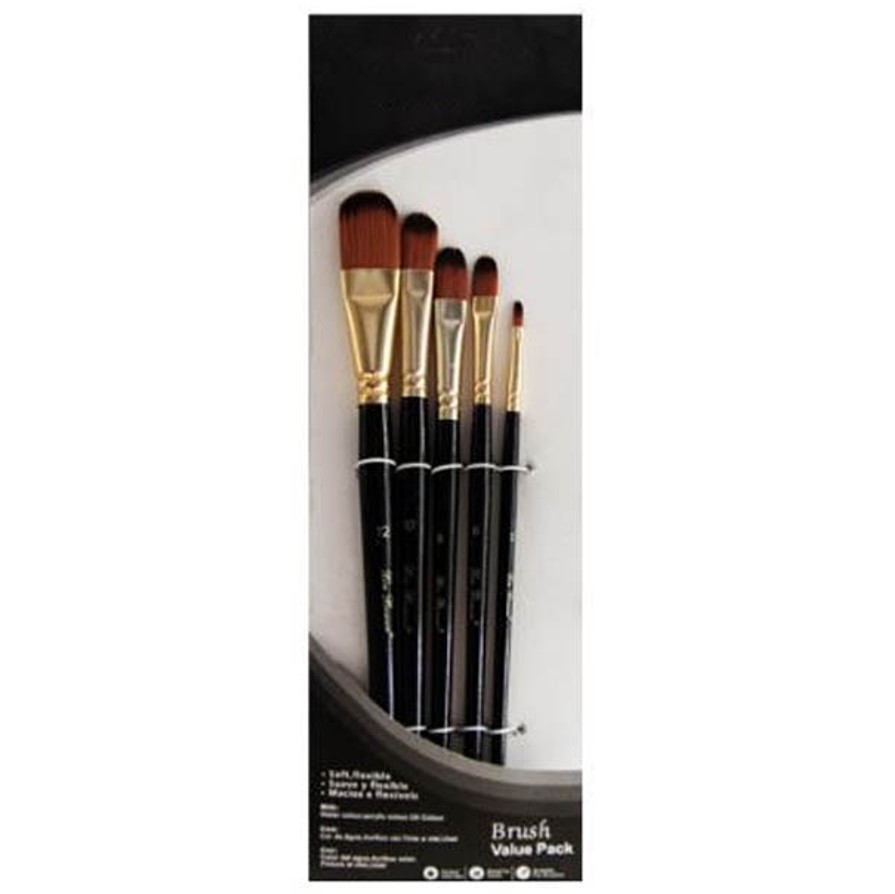 Shop Filbert Brush Set 5pc Australia Art Supplies Articci