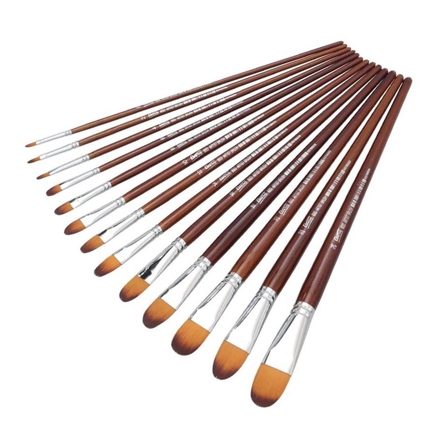 Shop Nylon Long Handle Filbert Brushes Australia Art Supplies Articci