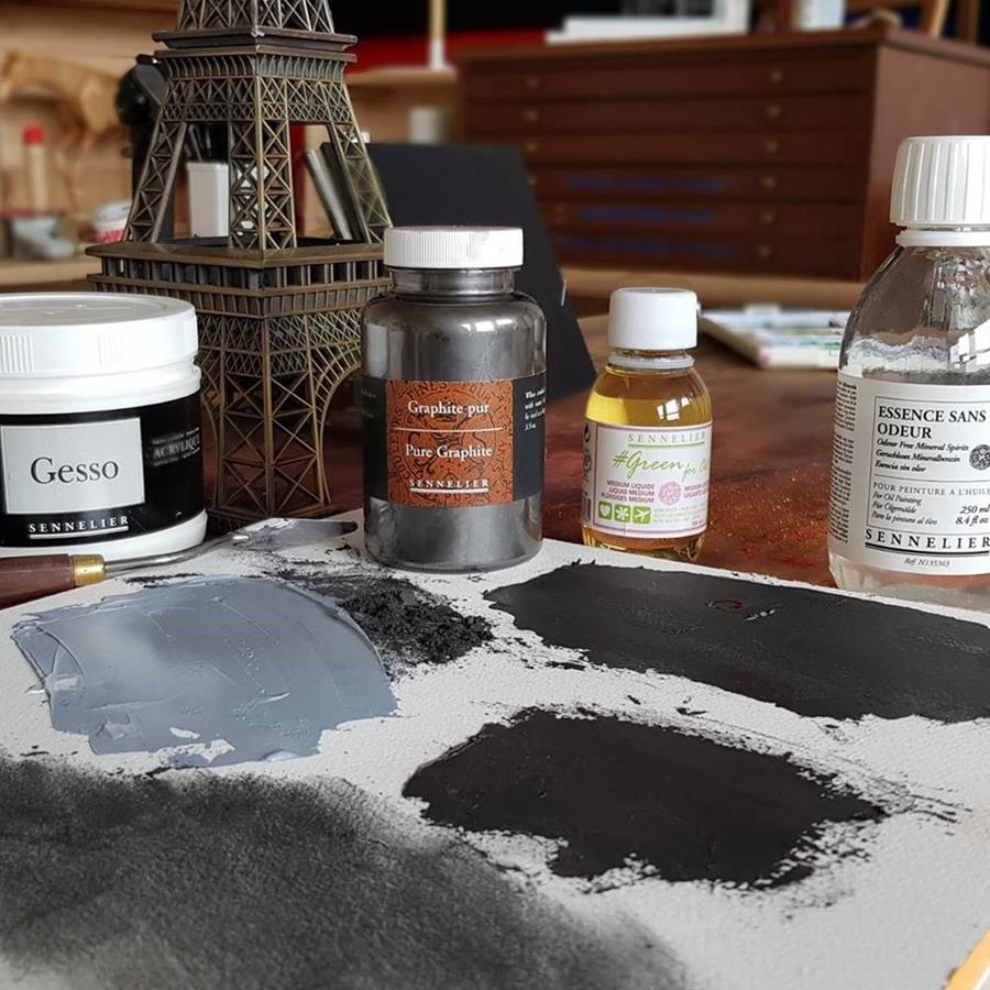 Shop Sennelier Pure Graphite Powder Australia Art Supplies Articci
