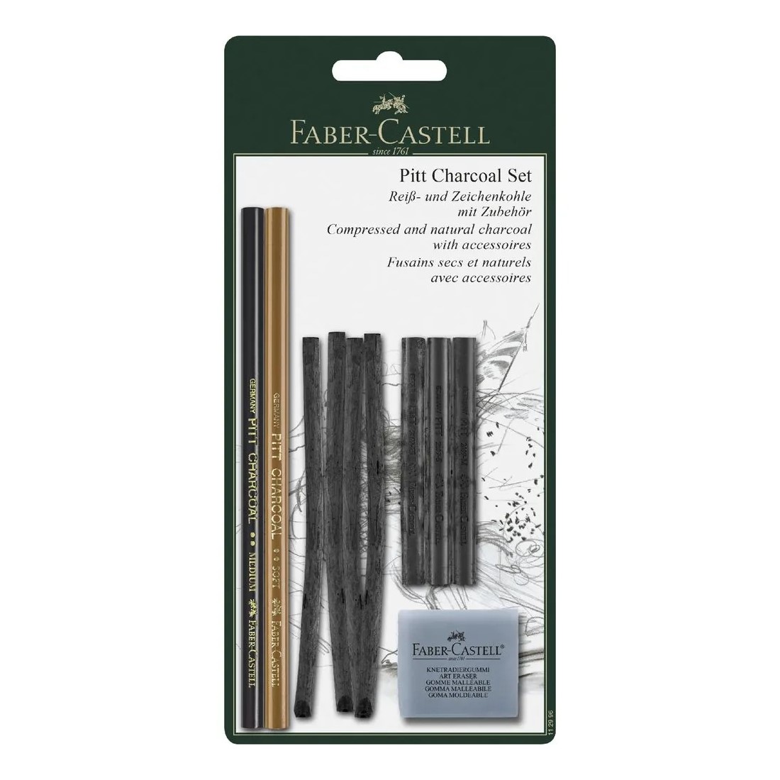 Shop FaberCastell Pitt Charcoal Set Australia Art Supplies Articci