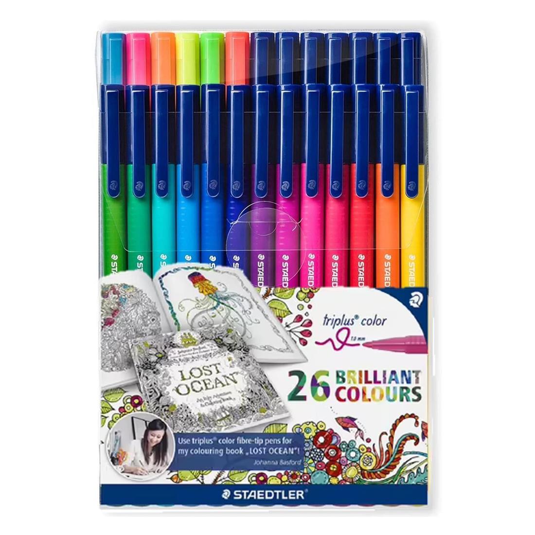 Shop Staedtler Tri Plus Fibre Tip Pens Pack 26 Australia Art Supplies