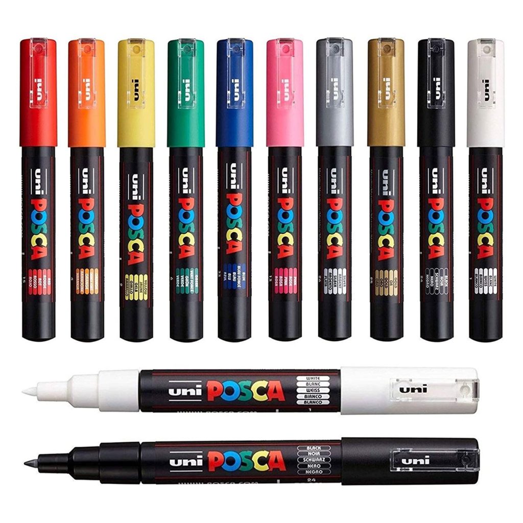 Shop Posca Paint Pen PC1M ExtraFine Bullet Tip Australia Art Supplies Articci
