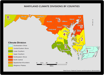 The Analysis of Extreme Climate Threats in Maryland’s Lower Region