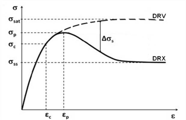 Investigation of Progress in Dynamic Recrystallization in Two