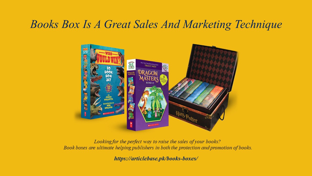 Books Boxes Is A Great Sales And Marketing Technique