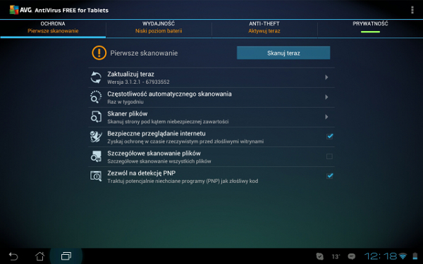 5 najpopularniejszych aplikacji antywirusowych na tablet z Android