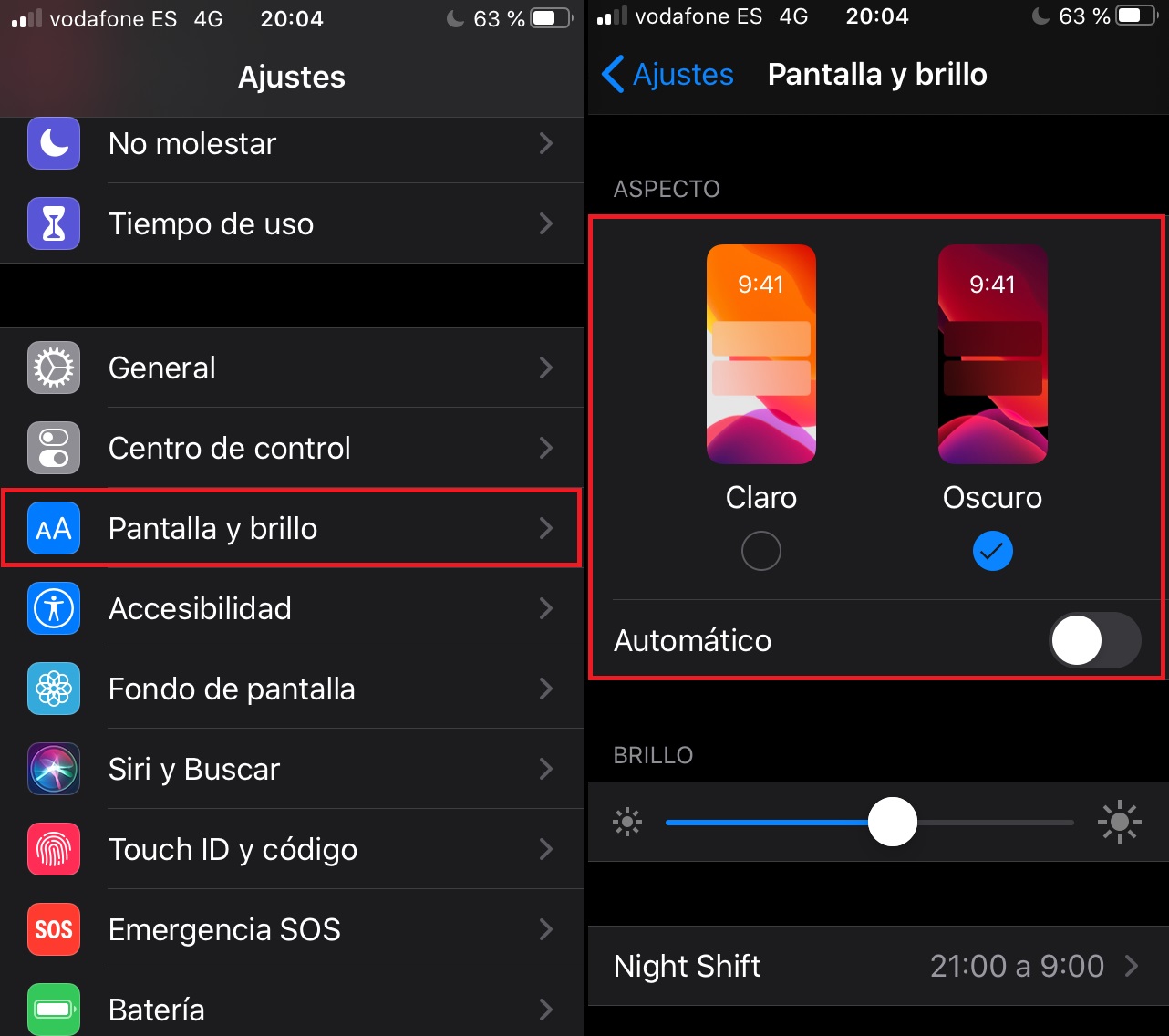 Cómo activar el modo oscuro en las principales app de