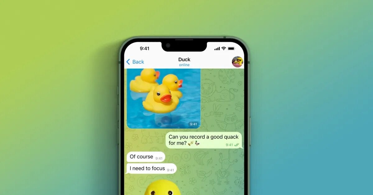Telegram users can now add custom notification sounds and much