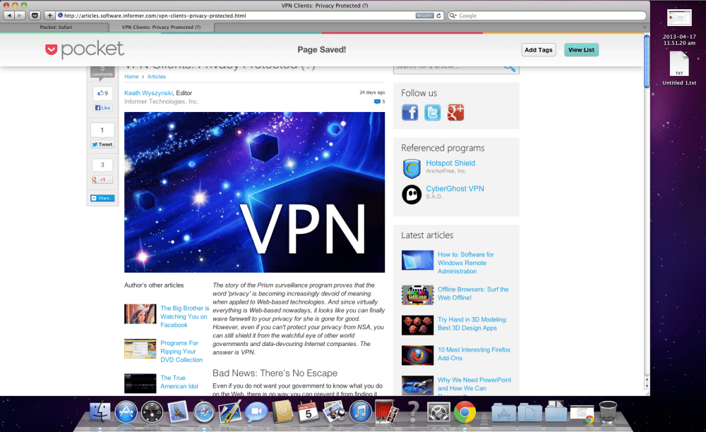 Pocket Save Any Item to Read Later Articles Informer