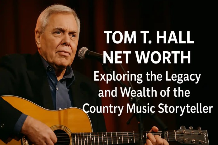Tom T. Hall Net Worth: Exploring the Legacy and Wealth of the Country ...