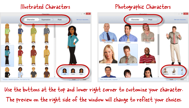 Adding Characters ELearning Heroes