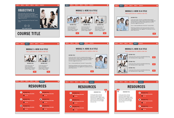 Business Gray Template Downloads ELearning Heroes