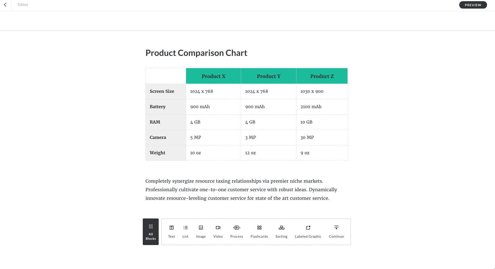 TimeSaving Tips for Formatting Tables in Rise 360 ELearning Heroes